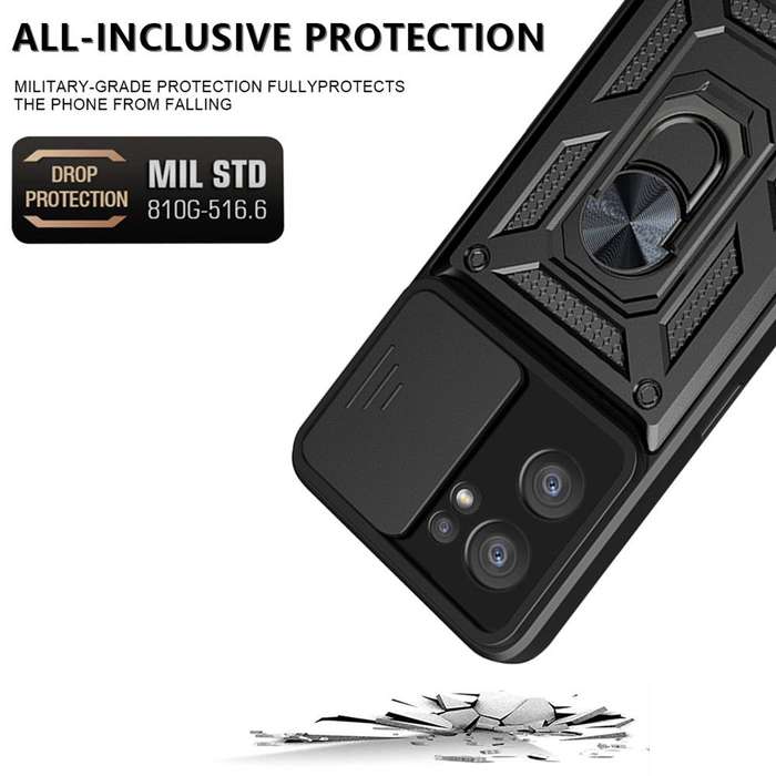 Shockproof Case with Sliding Camera for Oppo Reno 10 Pro+ 5G