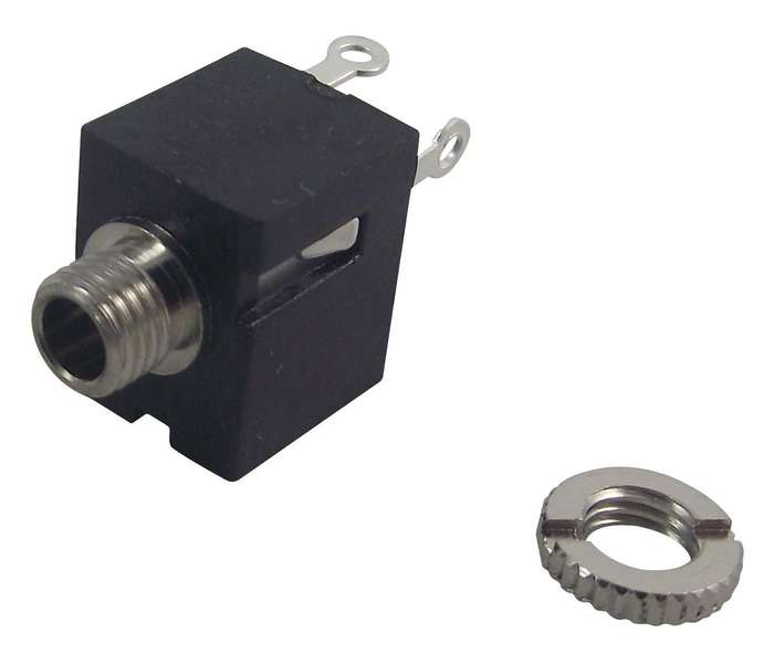 Lumberg (KLB 1) Phone Audio Connector, 2 Contacts, Jack, 2.5 mm,