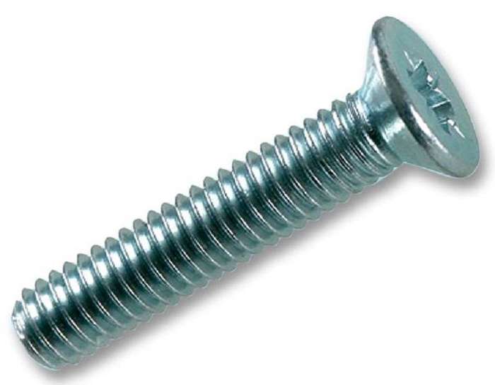 Duratool (CP4M6) Machine Screw, M4, 6 mm