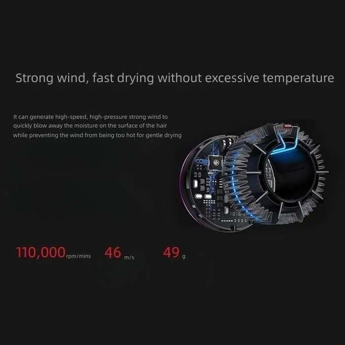 Leafless High Speed Hair Dryer Bladeless Hair Dryer