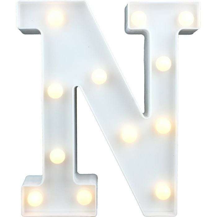 LED Letter Lights - N
