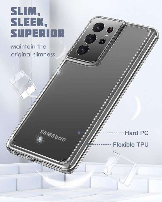 Clear cover protection case for S21 Ultra