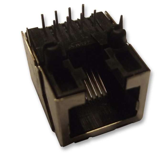 TE Connectivity (3-5338556-1) Modular Connector, RJ45 Jack, 1 x 1 (Port)