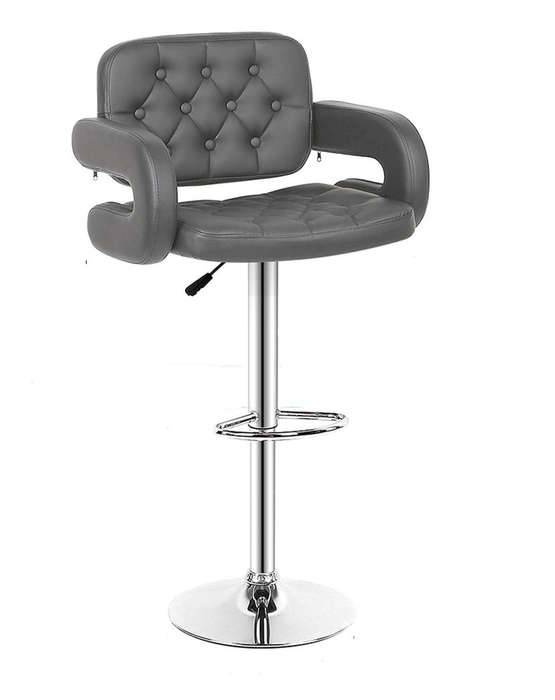 Bar Stools / Kitchen Breakfast Chairs -1 Pack - Grey Colour