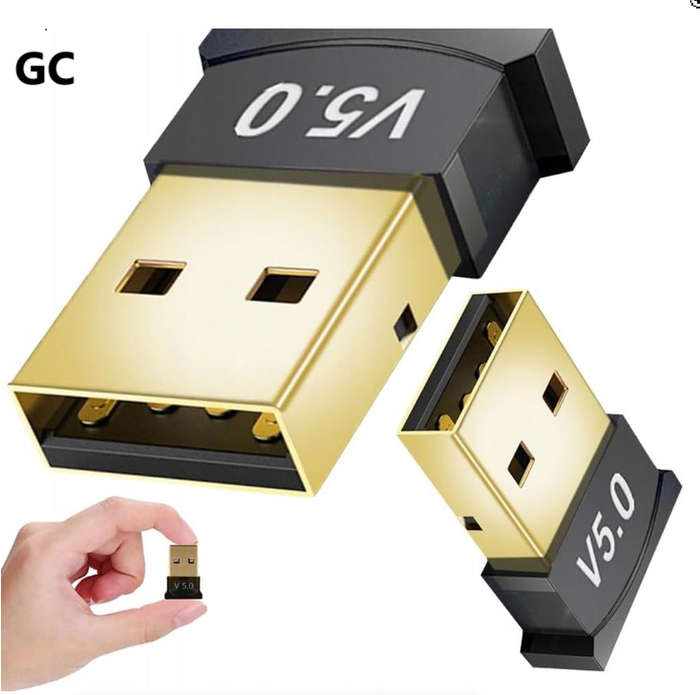 Wireless USB Bluetooth Dongle V5.0 - Adapter for PC By (GC)