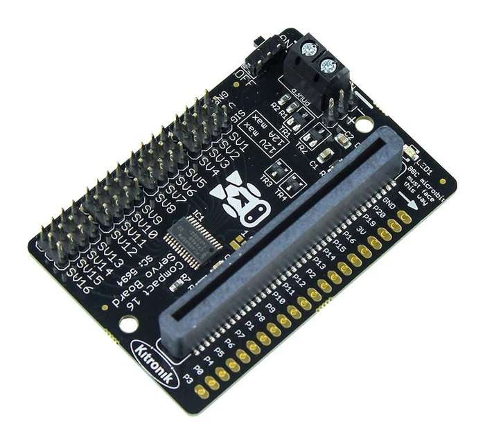 Kitronik (5694) Servo Driver Board, 3 V to 12 V Supply, 16 Channel