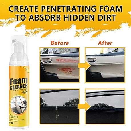 Set of 3 Foam Cleaner For Car And House