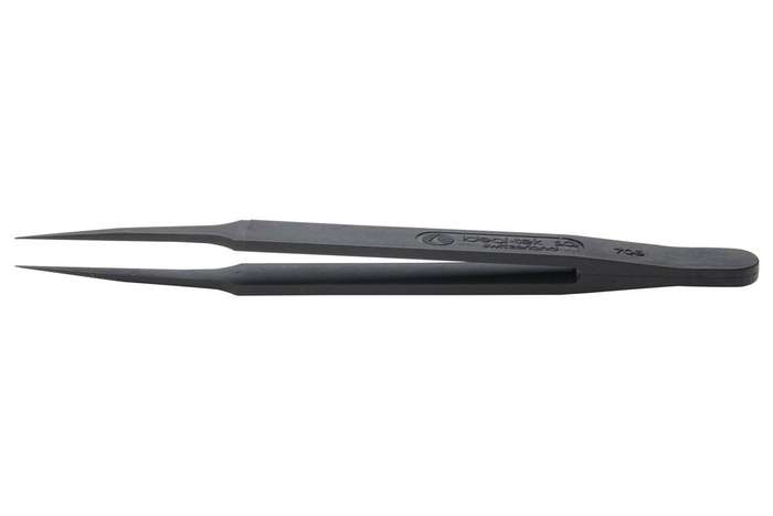 Ideal-Tek (705.SV) Tweezer, ESD, Straight, Pointed, PVDF