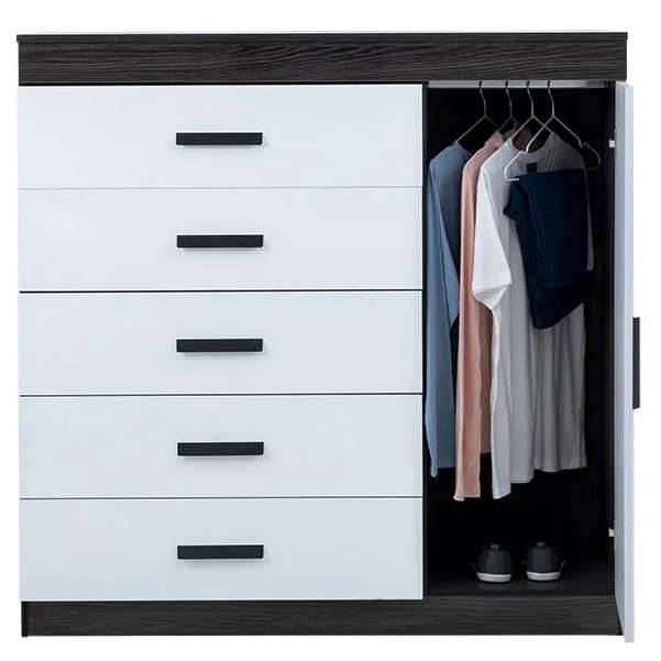 Mini Rome / Chest of drawers 5 Drawers - Brown