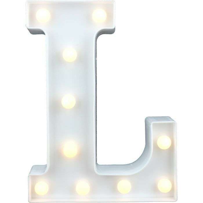 LED Letter Lights - L