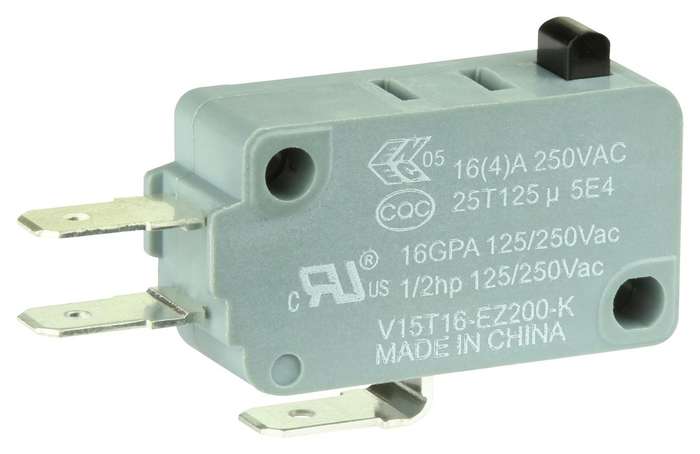 Honeywell (V15T16-EZ200-K) Microswitch, Standard, Pin Plunger