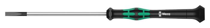 Wera (117990) Screwdriver, Slotted, Precision, 40 mm Blade, 0.8 mm Tip