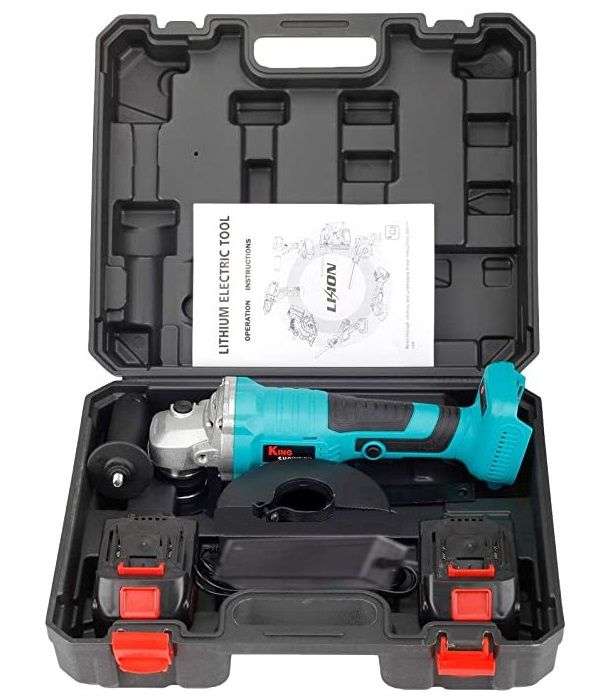 Cordless Li-Ion Angle Grinder Brushless 21V - 115mm
