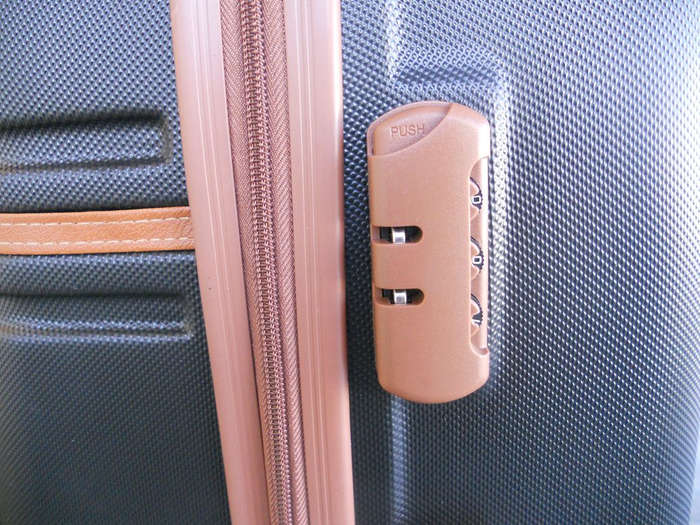 3 Piece Travel Luggage Suitcase Bag Set - Black