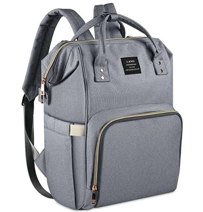 Baby Changing Diaper Storage Bag - Grey