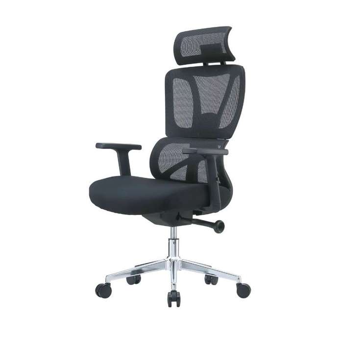 High Back Mesh Adjustable Height Swivel Office Chair With Headrest A2308