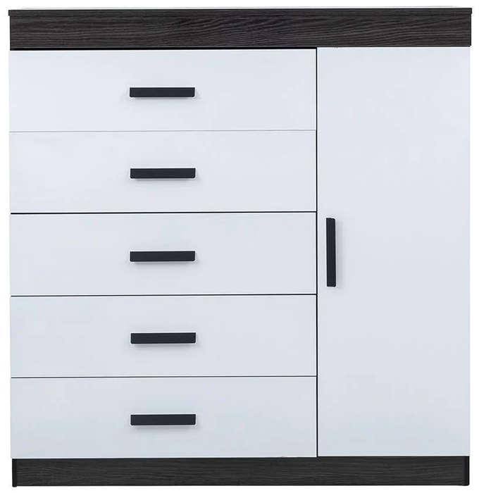 Mini Rome / Chest of drawers 5 Drawers - Brown