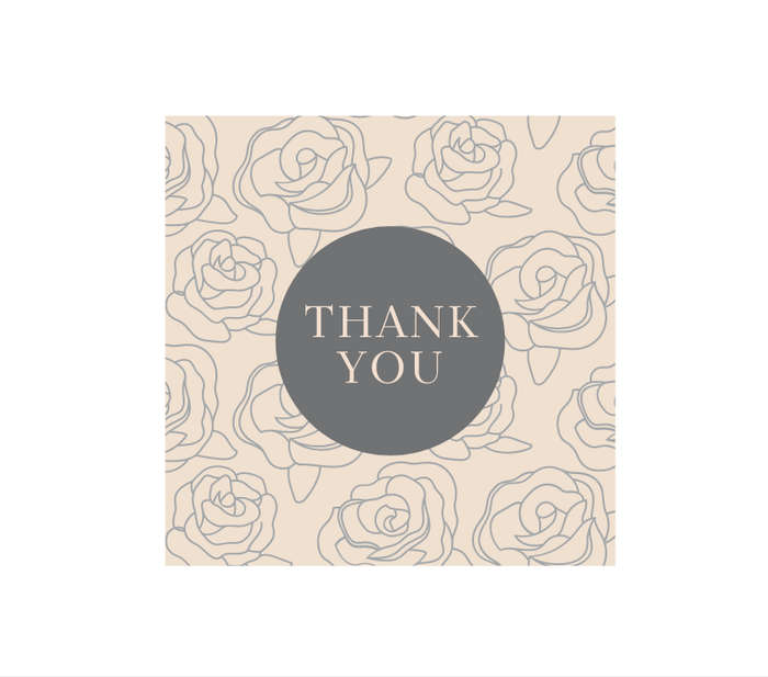 Thank You Stickers - Pack of 300