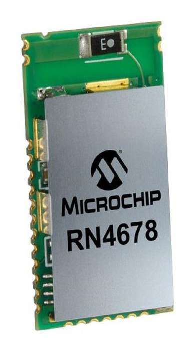 Microchip (RN4678-V/RM113) Bluetooth Module, Class 2, BLE 5.0 + EDR