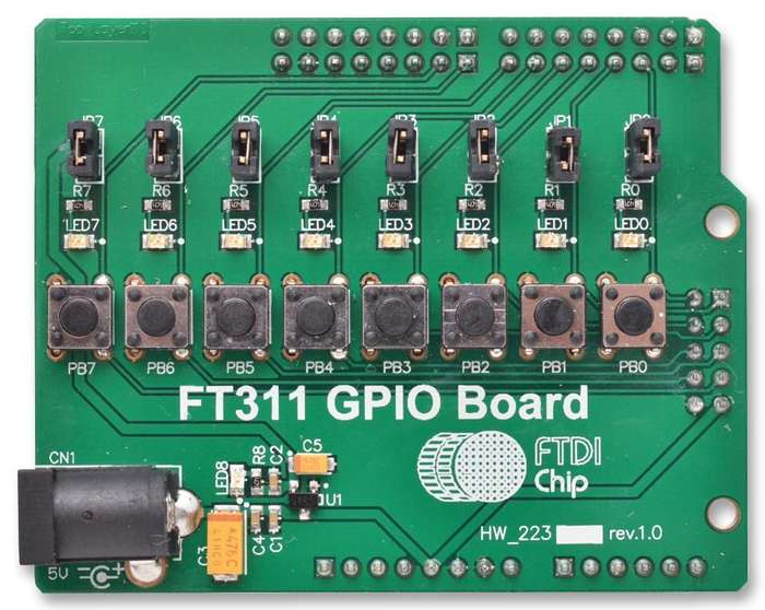 Ftdi Chip (UMFT311GP) Shield Board, FT311D Development Modules
