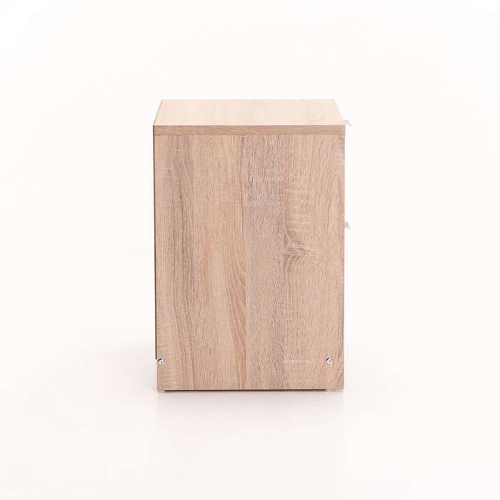 Kappa 2 Drawer Pedestal - Light Oak/Light Grey