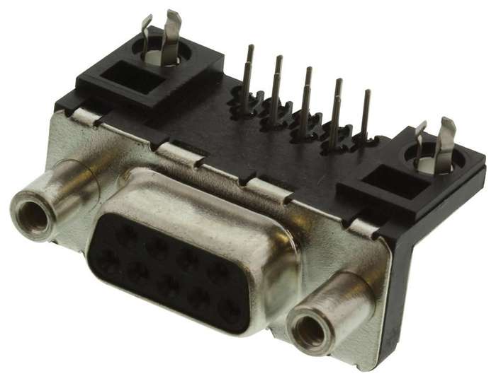 Amphenol (D09S13A4GV00LF) D Sub Connector, DB9, Standard, Receptacle