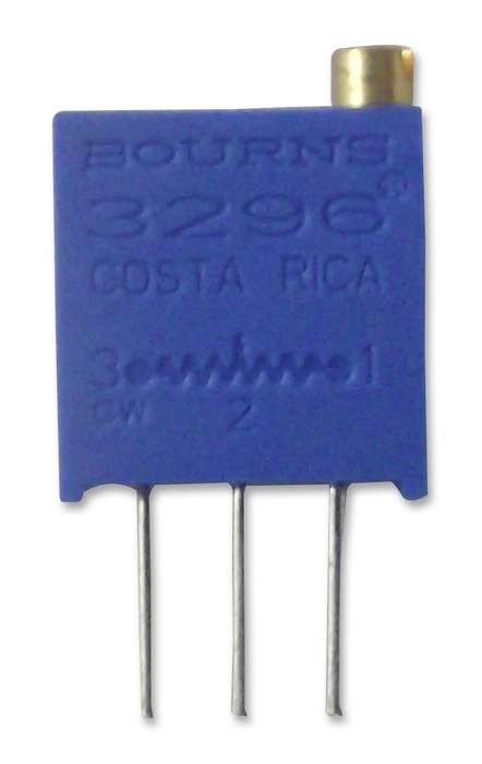 Bourns (3296W-1-103LF) Trimpot, Multi Turn, Cermet, Top Adjust, 10 kohm