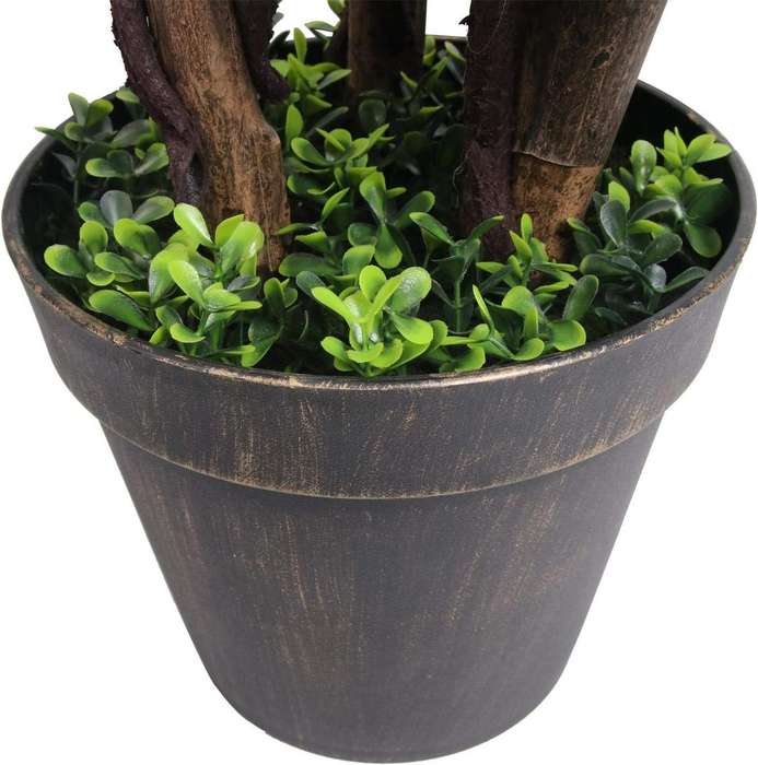 Artificial Boxwood Square Topiary Tree