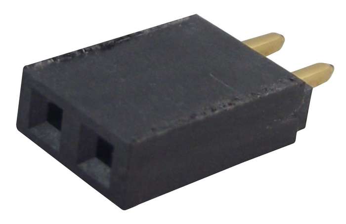 Samtec (SSQ-106-01-G-S) PCB Receptacle, Board-to-Board, 2.54 mm, 1 Rows