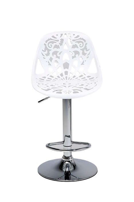 Bar Stool - Plastic  - White