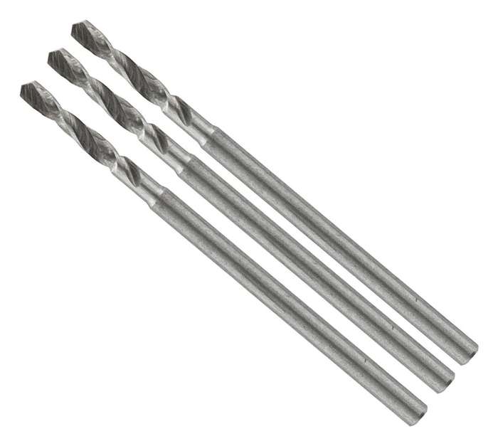 Multicomp Pro (MP002124) Drill Bit Set, HSS, 2.35mm Shank, 0.6mm, 3 Pieces