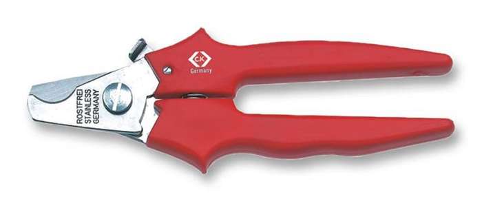 CK Tools (430008) Cable Cutter, 10mm Capacity, PVC Coated Handles,