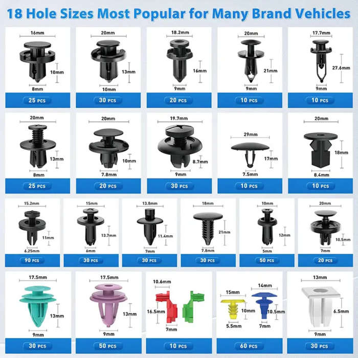 680PCS retainer clips for car