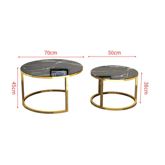 Moderan Coffee Table 2 in 1 Black