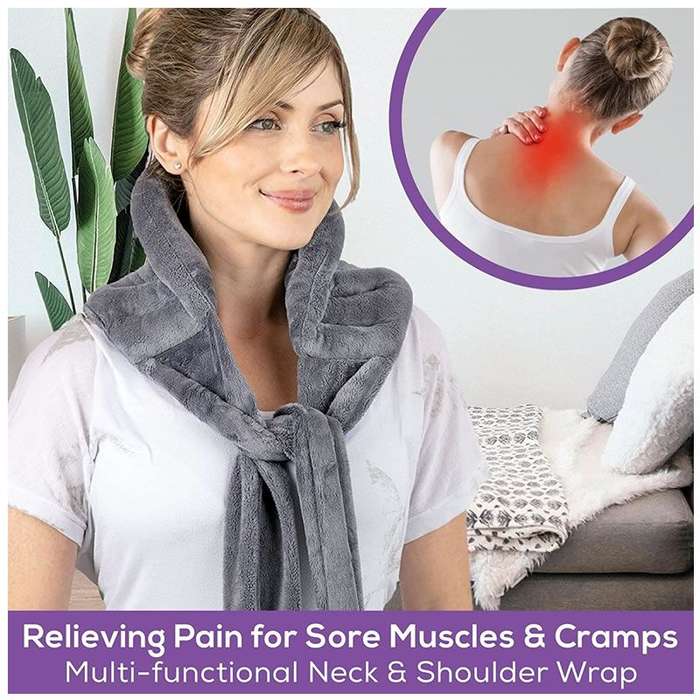 Soothing Microwavable Extra Large Heating Pad for Pain Relief - 71 inch