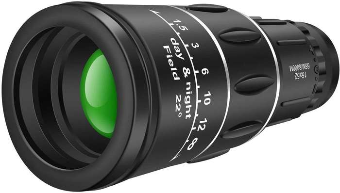 Waterproof monocular dual focus optics zoom telescope