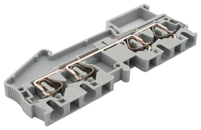 Phoenix Contact (ST 4-QUATTRO) DIN Rail Mount Terminal Block, 4 Ways