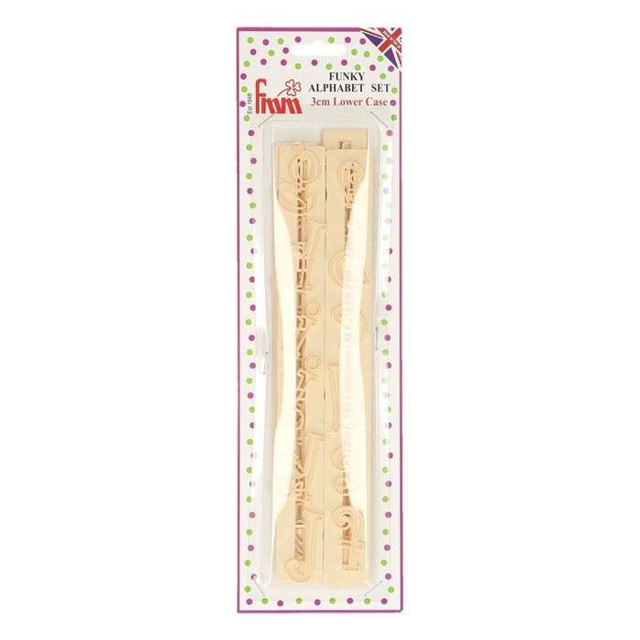 FMM Cutter Funky Alphabet Lower Case Set Cake Cutting Tool