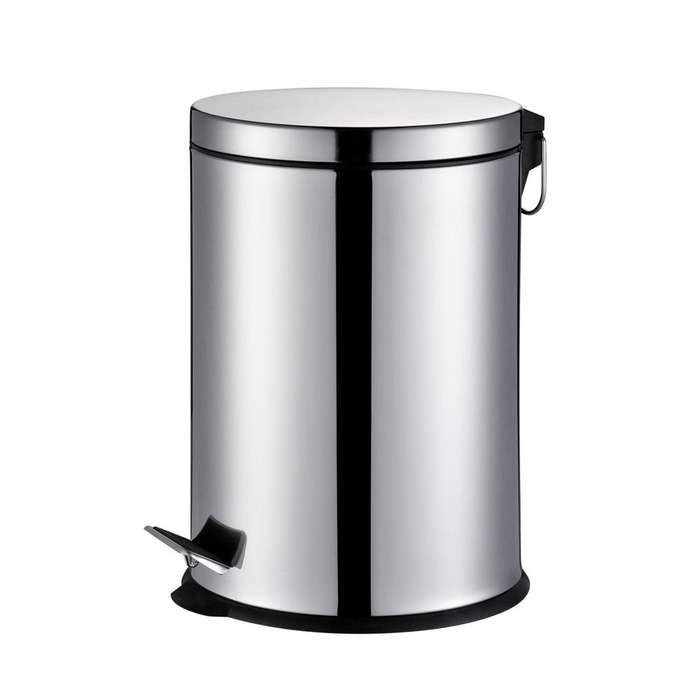Stainless Steel Waste Paper Pedal Bin - 20Ltr