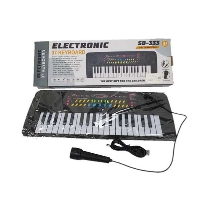 37 Key Electronic Keyboard  For Kids With Microphone