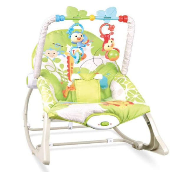 Baby Infant-to-Toddler Rocker-Green And Grey