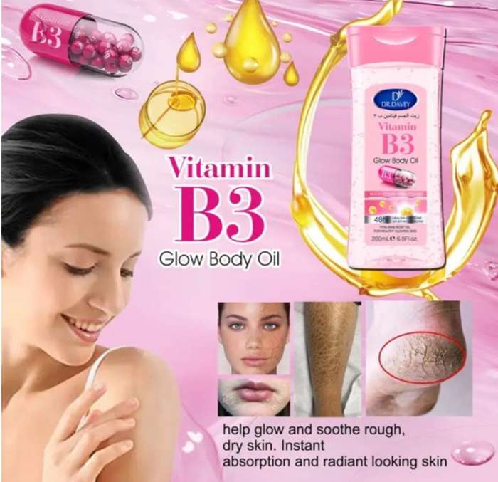 Dr Davey Vitamin B3 Glow Body Oil
