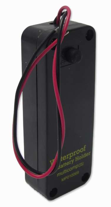 Multicomp Pro (MP010069) Battery Holder 2xAAA Size, 150mm