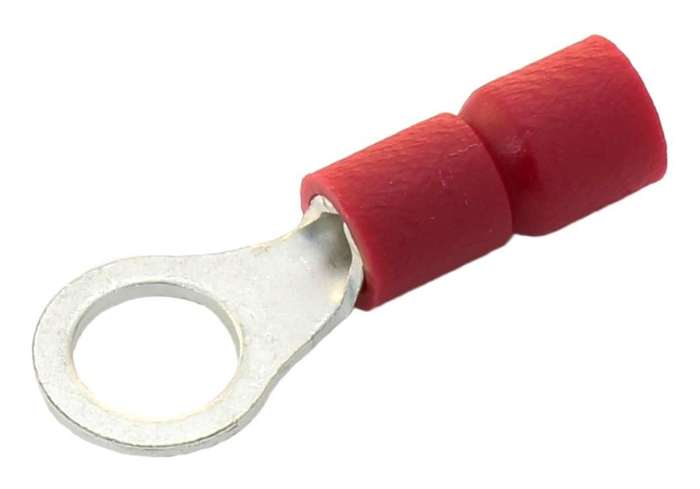 Multicomp Pro (RVE1-3.2) Ring Tongue Terminal, M2.5, #4, 16 AWG, 1.5 mm²