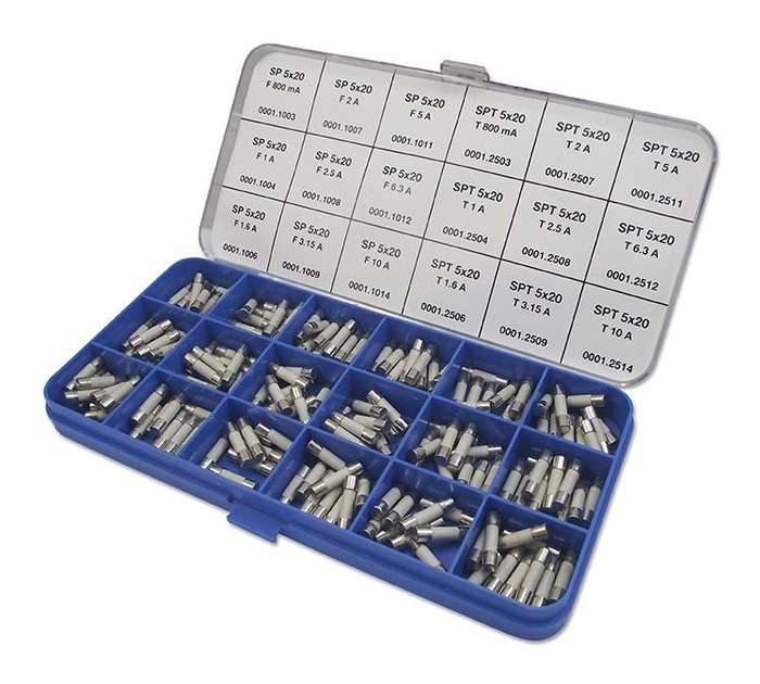 Schurter (0034.9871) Fuse Kit, Quick Acting, Time Lag, Ceramic, Miniature