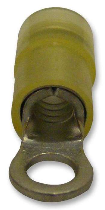 Multicomp Pro (RNYDS5-4) Ring Tongue Terminal, M4, #8, 10 AWG, 6 mm²