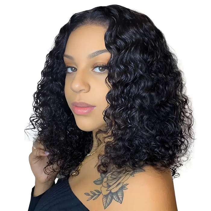 10inch Virgin Human Hair - Waterwave Wig