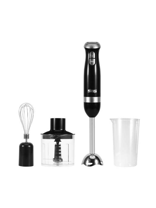 DSP 4-in-1 Multi-Use Hand Blender with Stainless Steel Blades-Bowl-Beaker