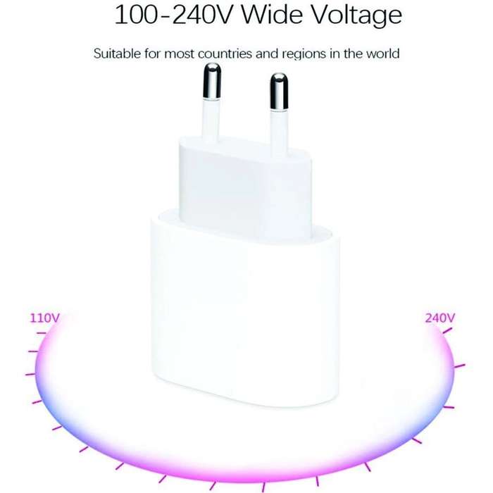25W USB-C Fast Charging Power Adapter  Phone Charger