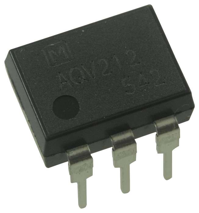 Panasonic (AQV212) MOSFET Relay, 60 V, 550 mA, 2.5 ohm, SPST-NO